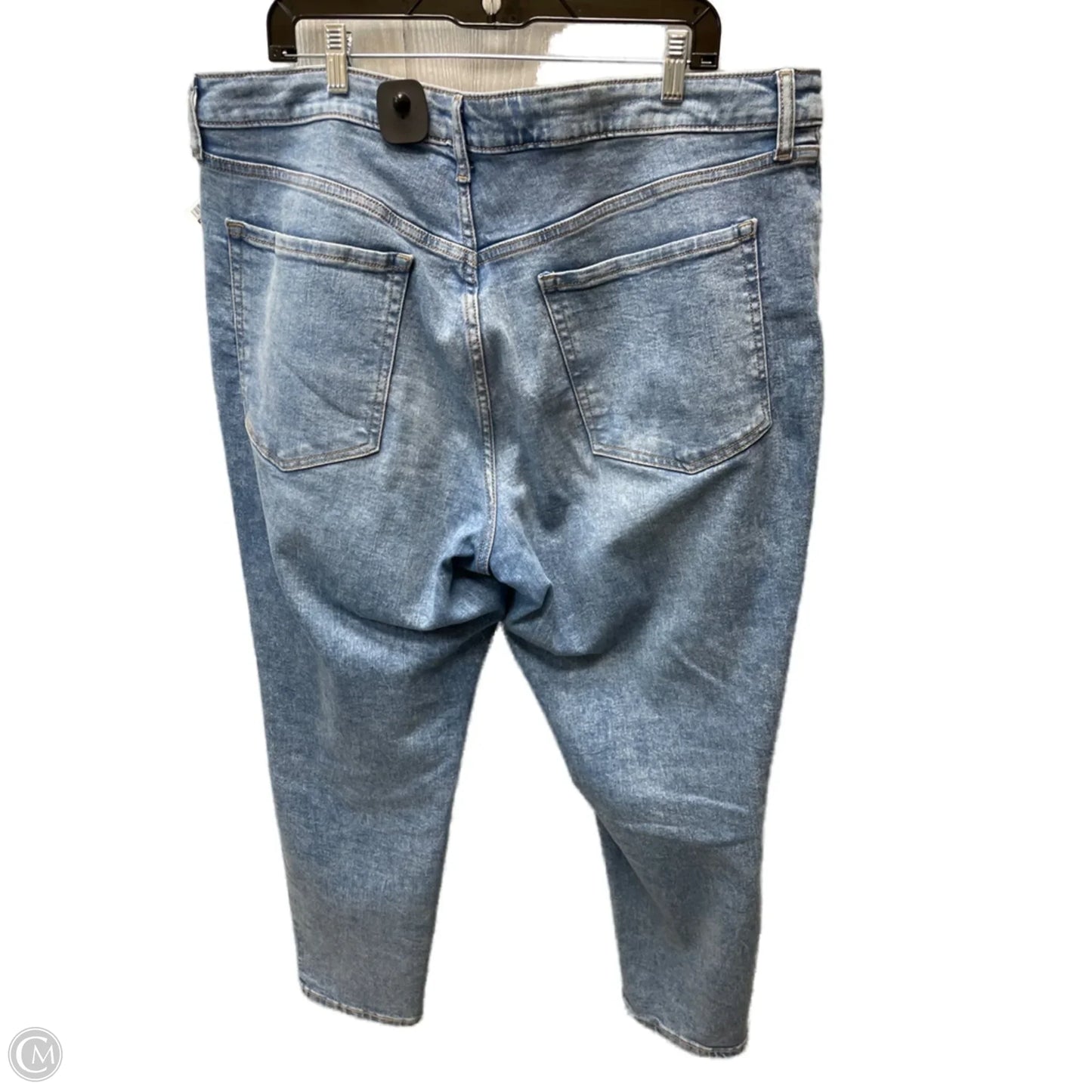 Jeans Straight By Old Navy In Blue Denim, Size: 18