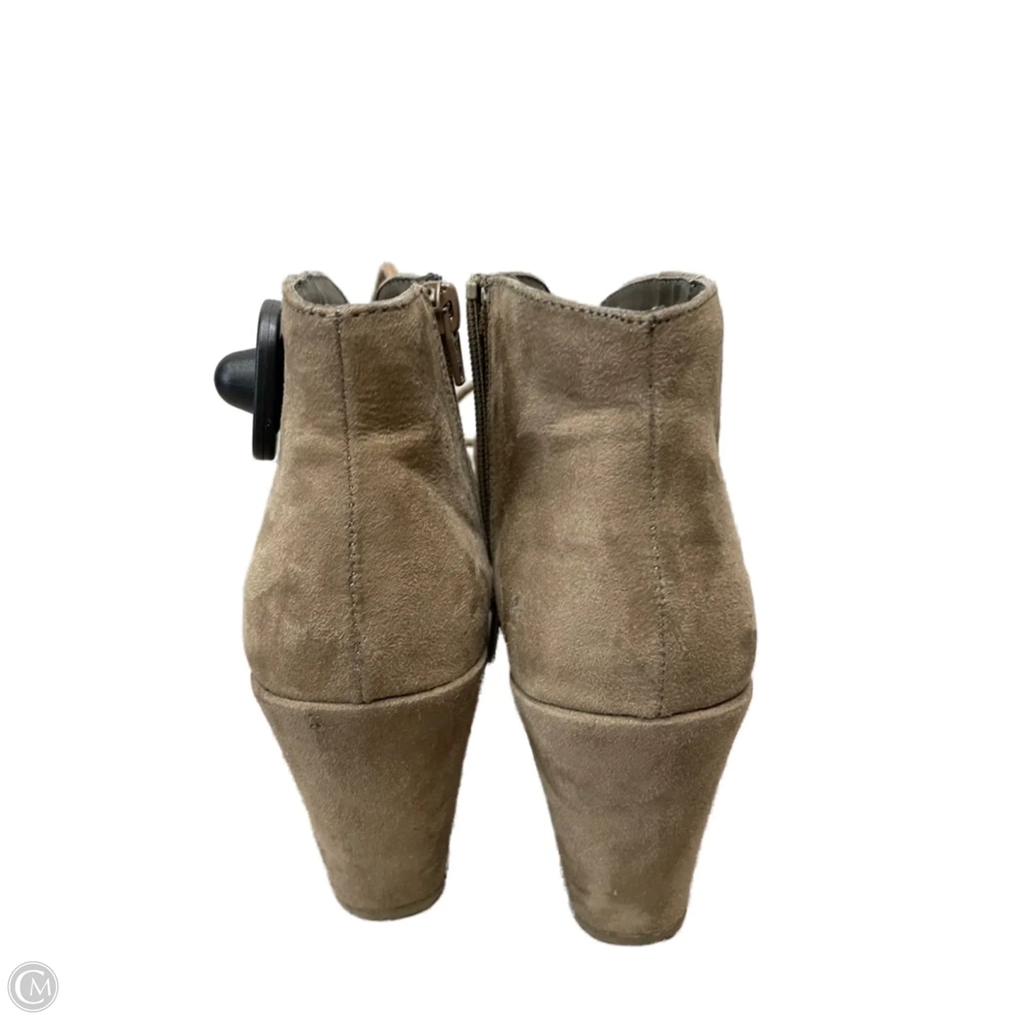 Shoes Heels Wedge By Merona In Brown, Size: 9