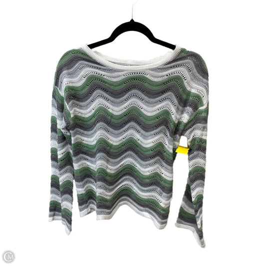 Sweater By Shein In Green & Grey, Size: M