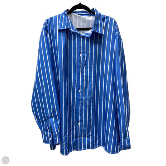 Top Long Sleeve By Clothes Mentor In Striped Pattern, Size: 4x