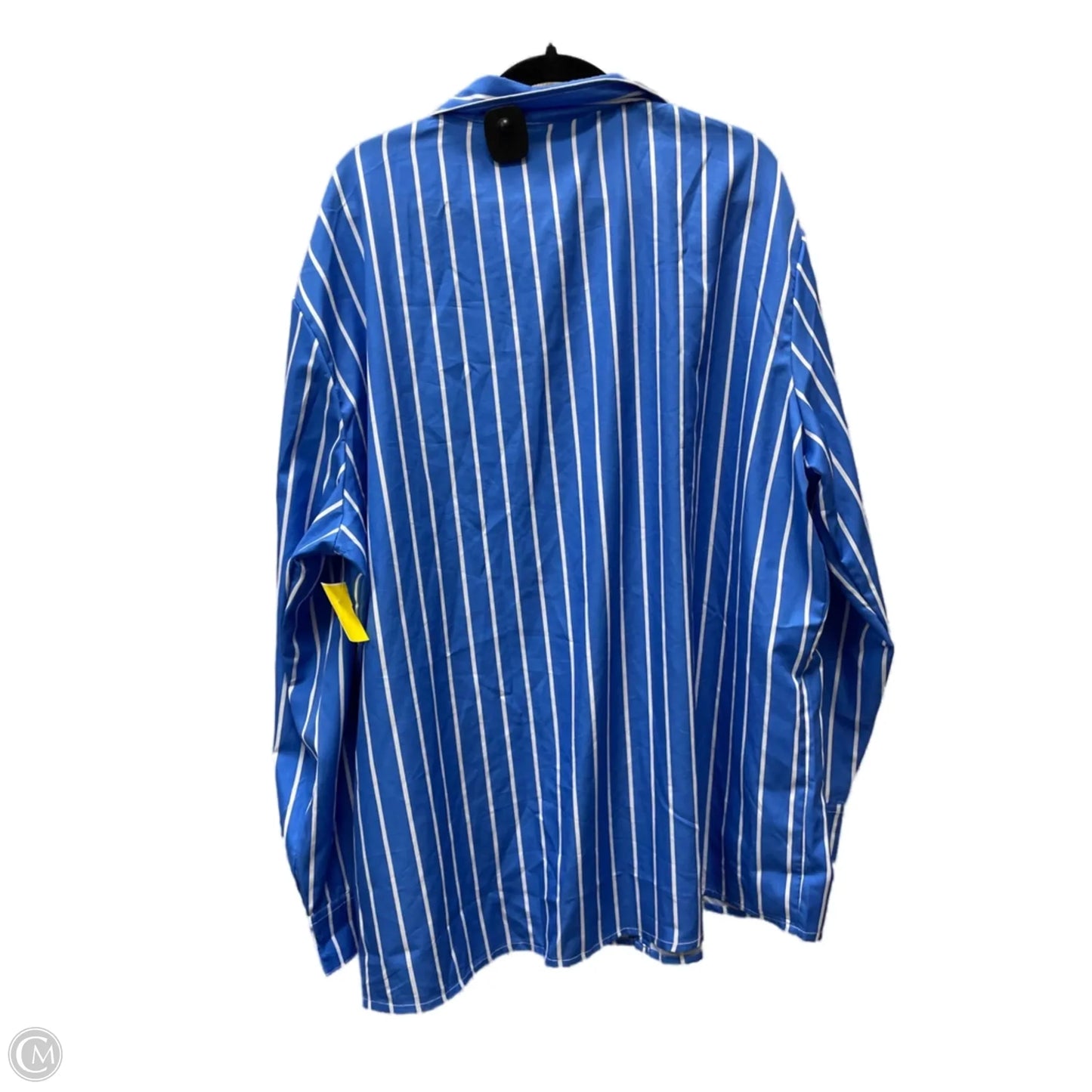 Top Long Sleeve By Clothes Mentor In Striped Pattern, Size: 4x