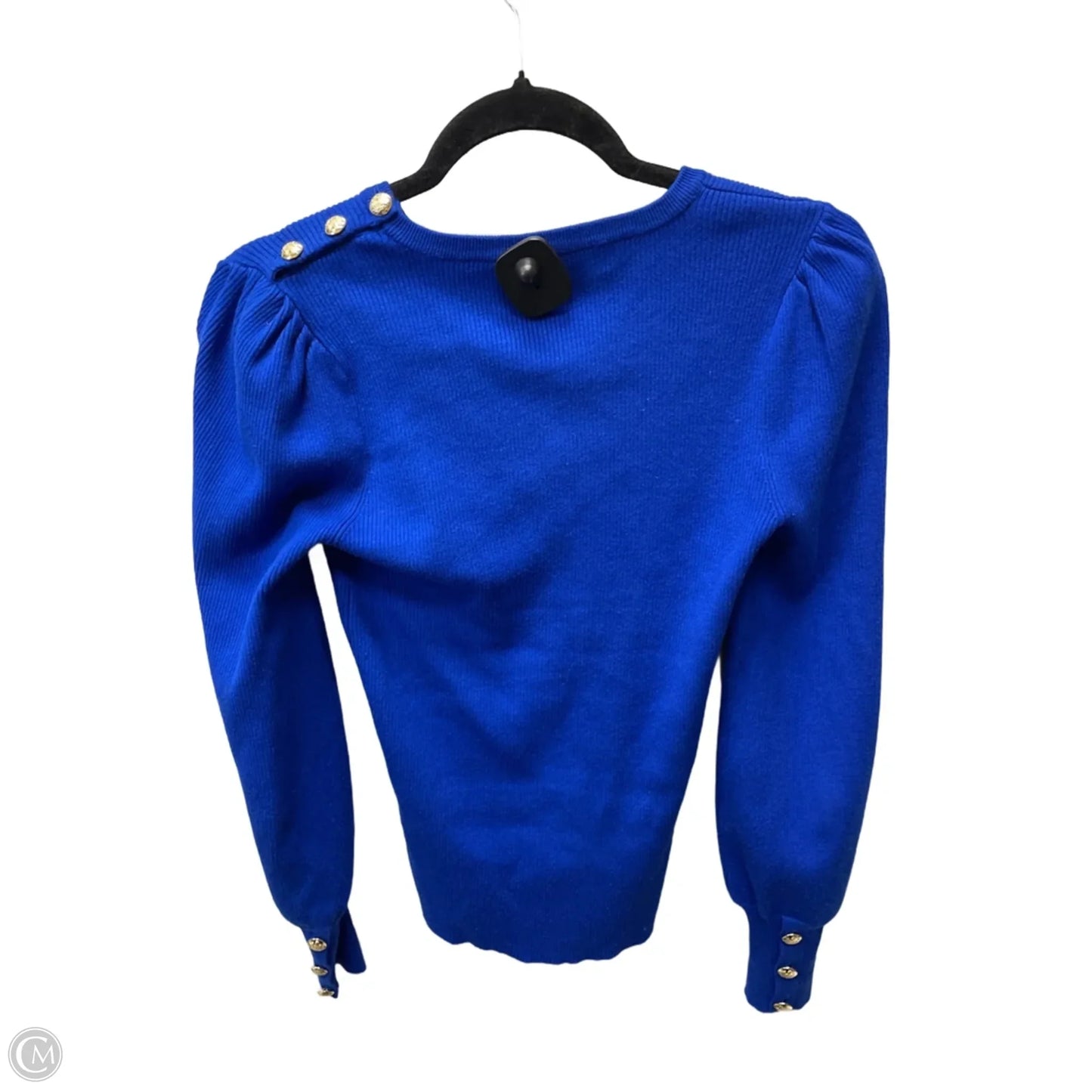 Sweater By Lauren By Ralph Lauren In Blue, Size: S