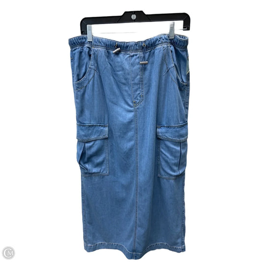 Skirt Maxi By Sanctuary In Blue Denim, Size: 10