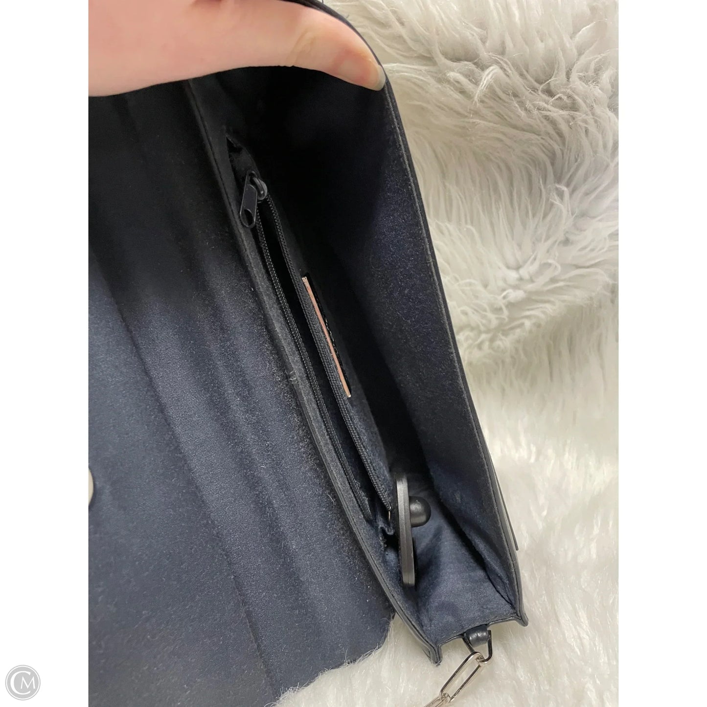 Handbag Leather By Preston And New York, Size: Medium