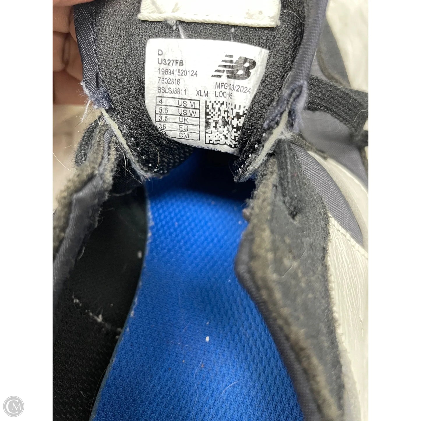 Shoes Athletic By New Balance In Black & White, Size: 6