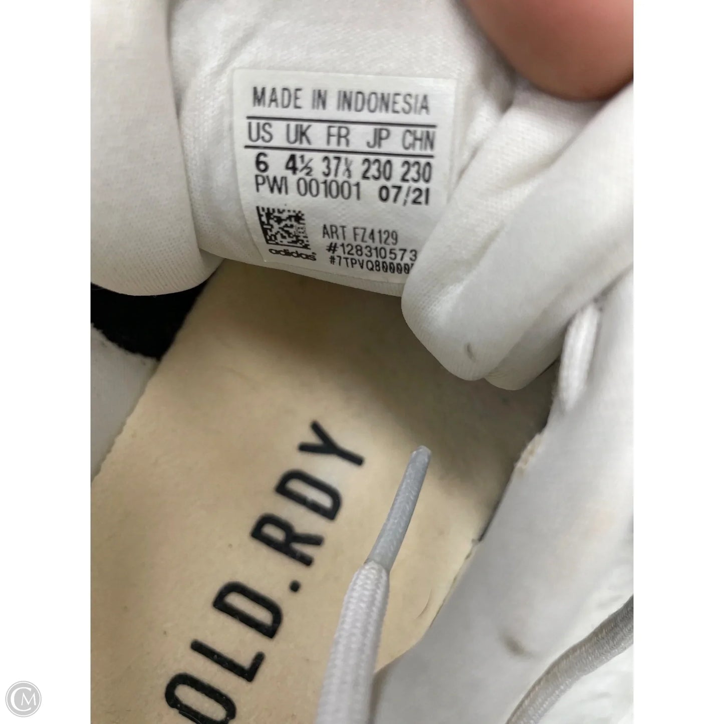 Shoes Athletic By Adidas In Grey & White, Size: 6