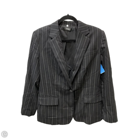 Blazer By Lauren By Ralph Lauren In Striped Pattern, Size: L