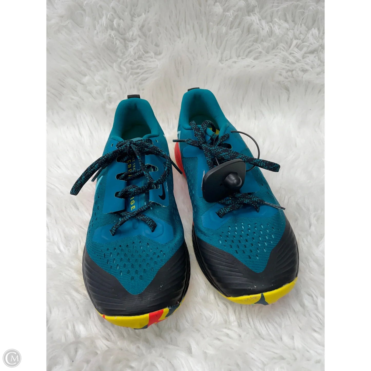 Shoes Athletic By Nike In Blue & Orange, Size: 8.5