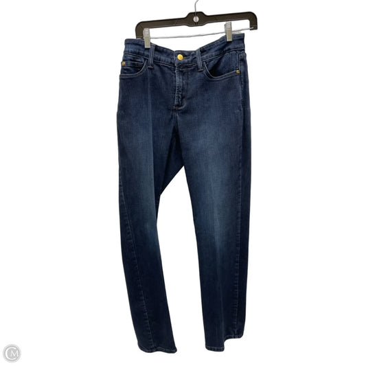 Jeans Straight By Not Your Daughters Jeans In Blue Denim, Size: 8