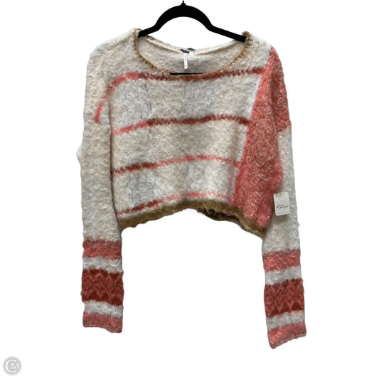 Sweater By Free People In Striped Pattern, Size: M