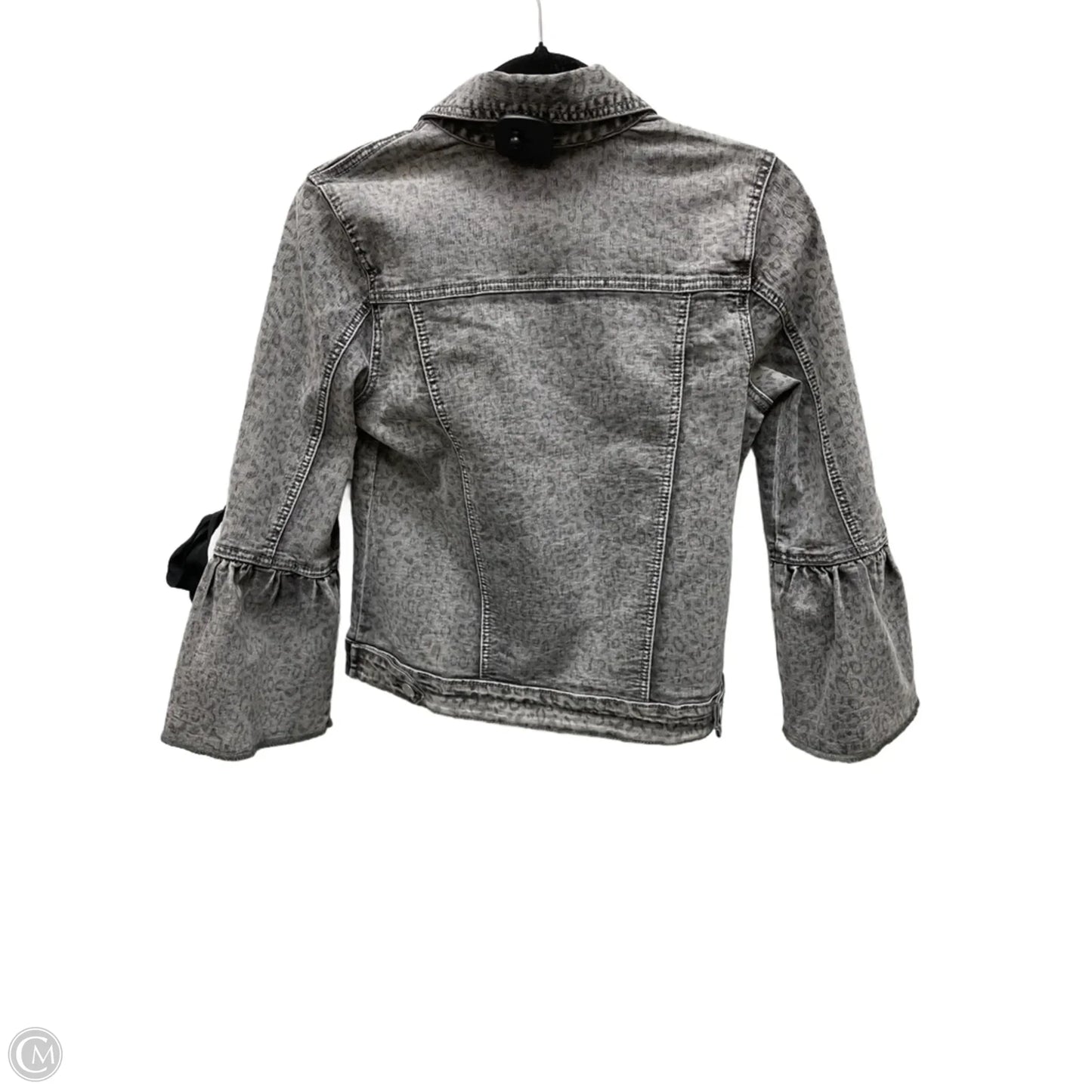 Jacket Denim By AZI In Animal Print, Size: Xs