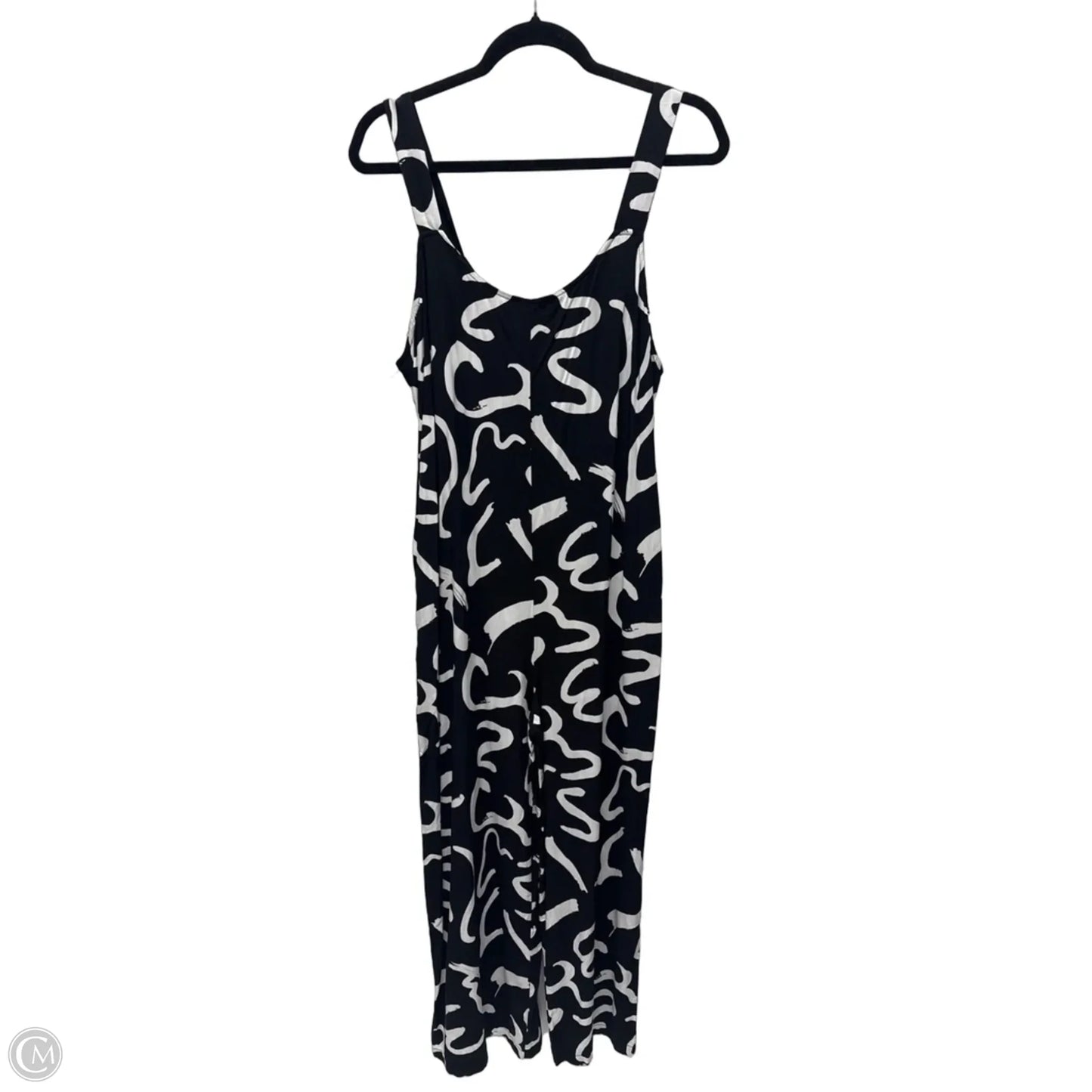 Jumpsuit By Emery Rose In Geometric Pattern, Size: Xl