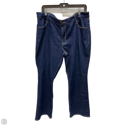 Jeans Wide Leg By Old Navy In Blue Denim, Size: 18