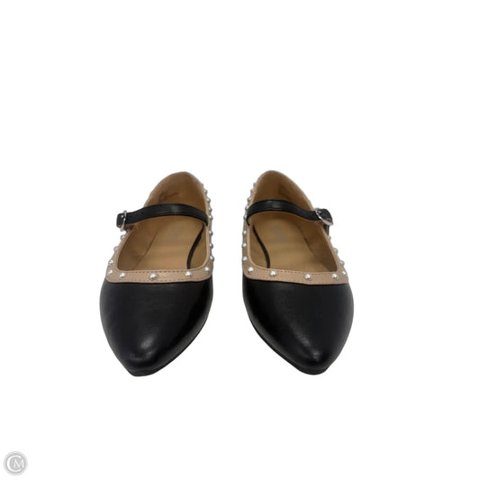 Shoes Flats By Michael Shannon In Black & Tan, Size: 6