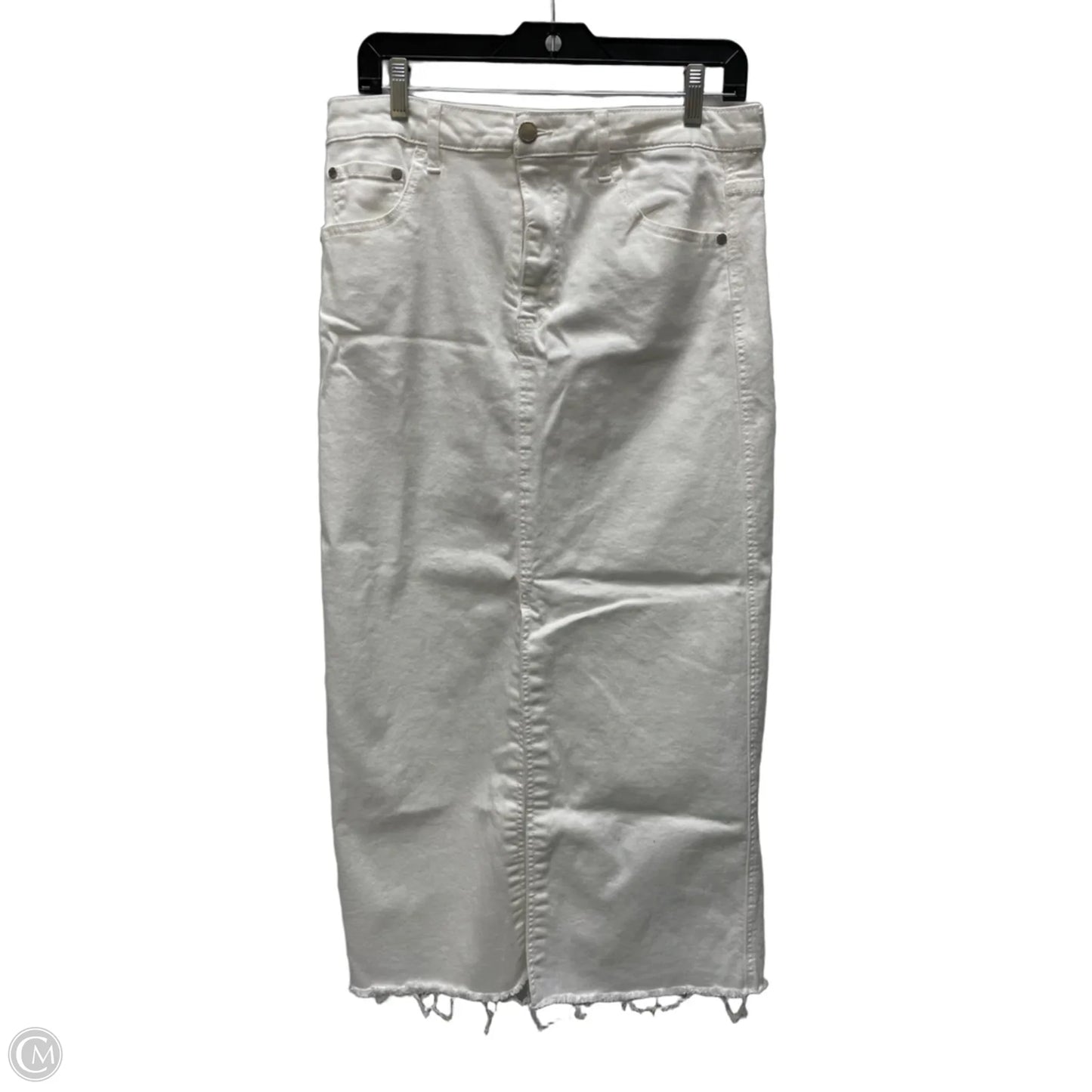 Skirt Maxi By Oat In White, Size: 10