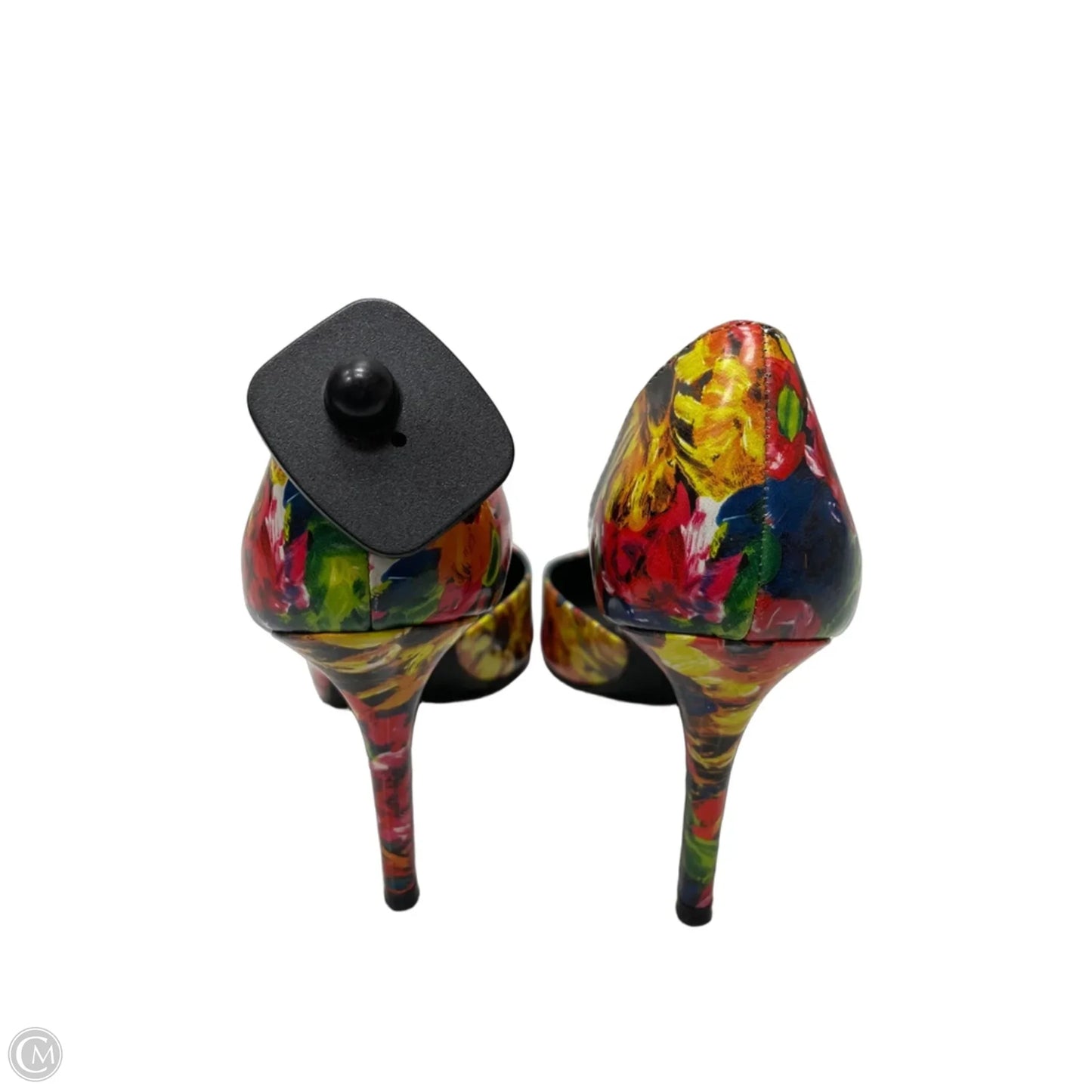 Shoes Heels Stiletto By Brash In Floral Print, Size: 8.5