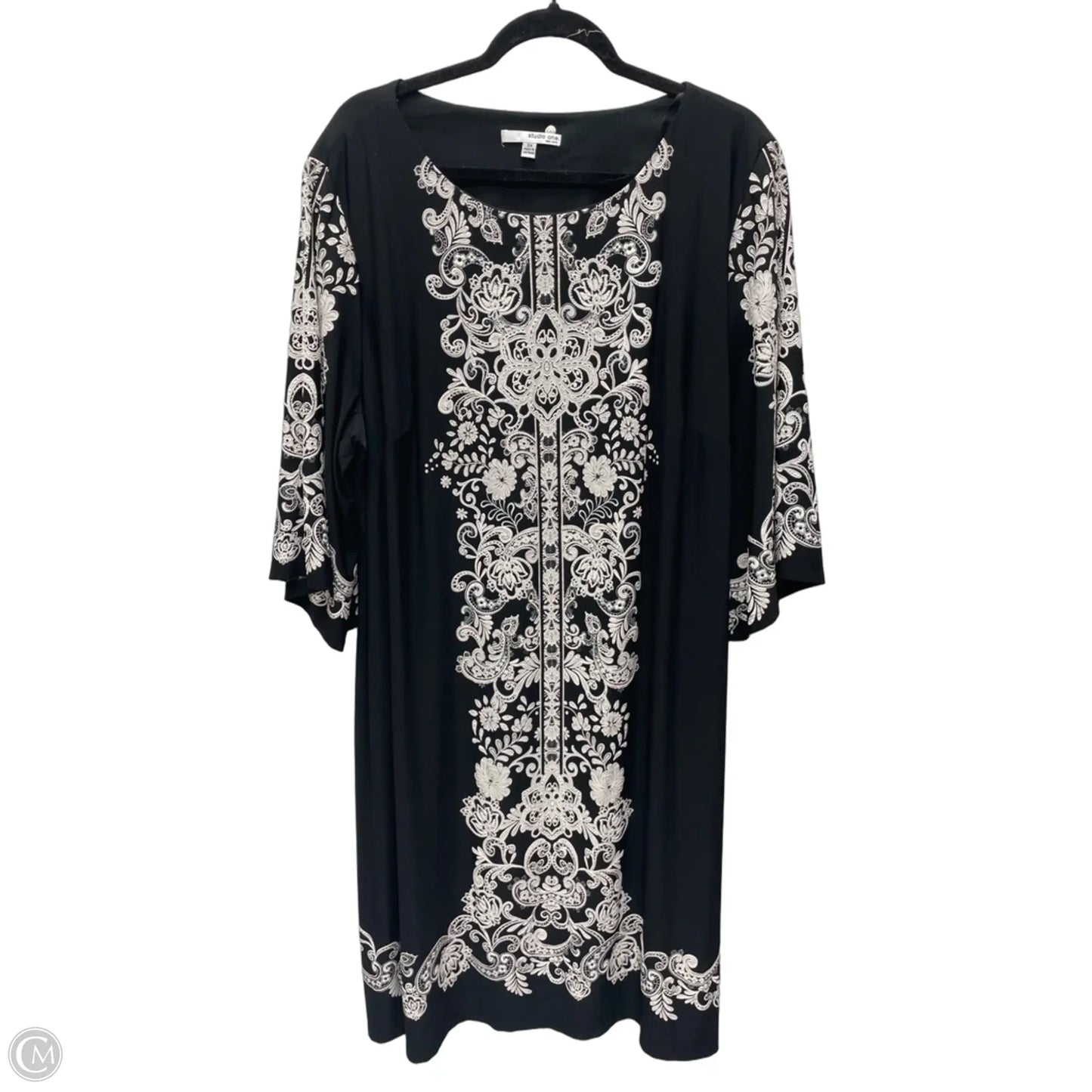 Dress Casual Midi By Studio 1 In Floral Print, Size: 3x