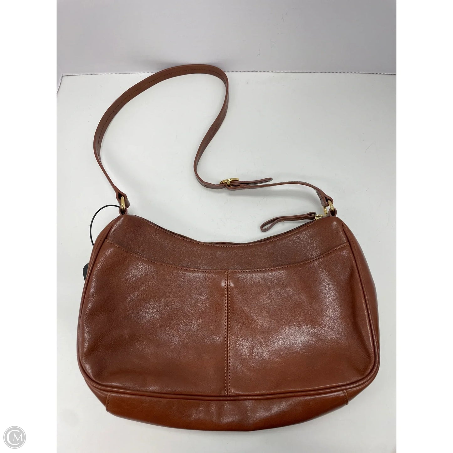 Handbag Leather By Etienne Aigner, Size: Medium