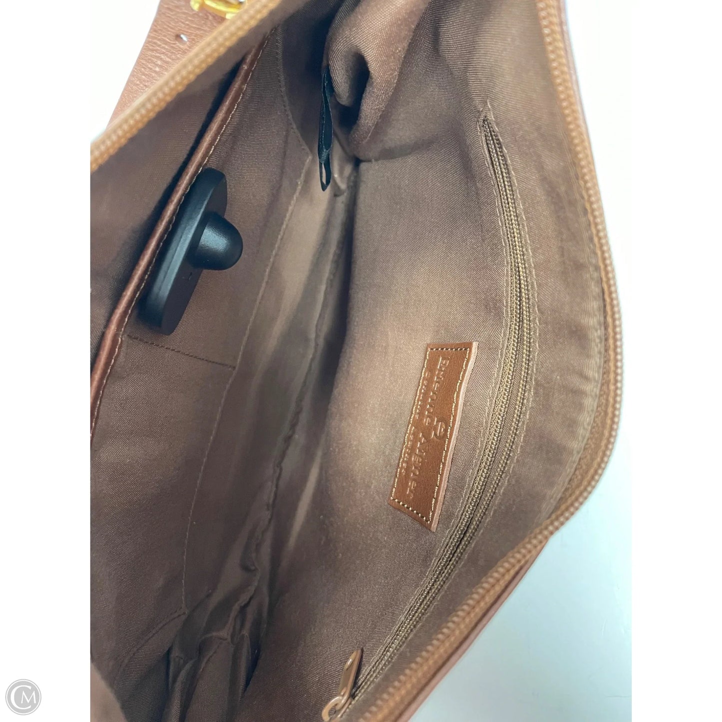 Handbag Leather By Etienne Aigner, Size: Medium