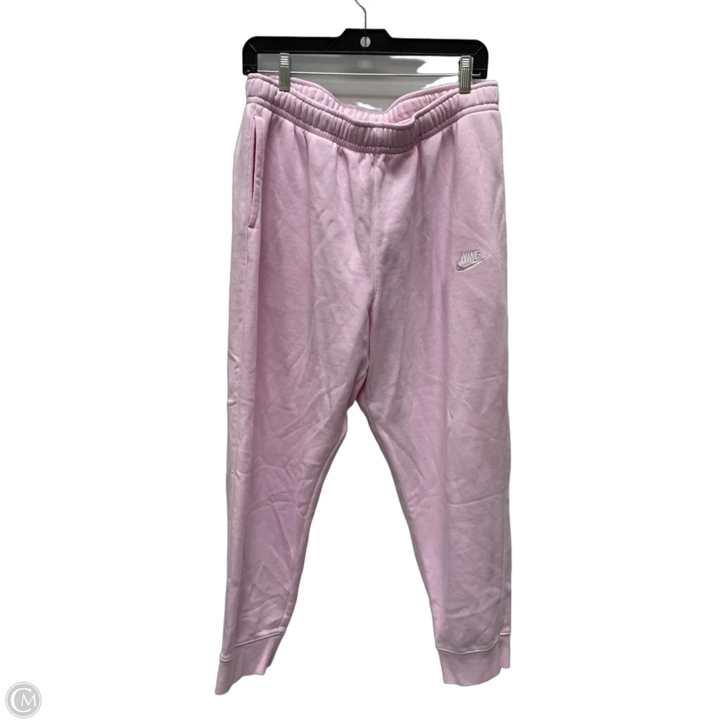 Pants Lounge By Nike Apparel In Pink & White, Size: 16