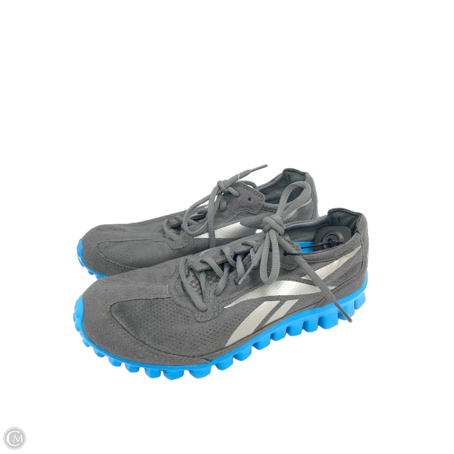 Shoes Athletic By Reebok In Blue & Grey, Size: 8.5