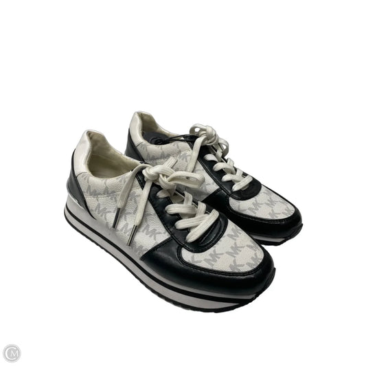 Shoes Sneakers By Michael By Michael Kors In Grey & White, Size: 7