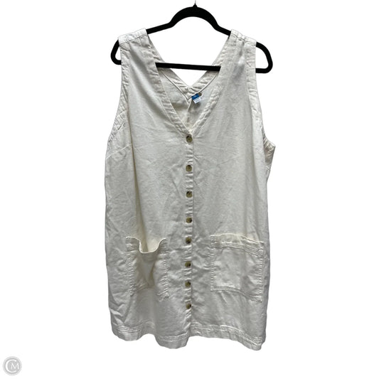 Dress Casual Short By Old Navy In Cream, Size: 2x