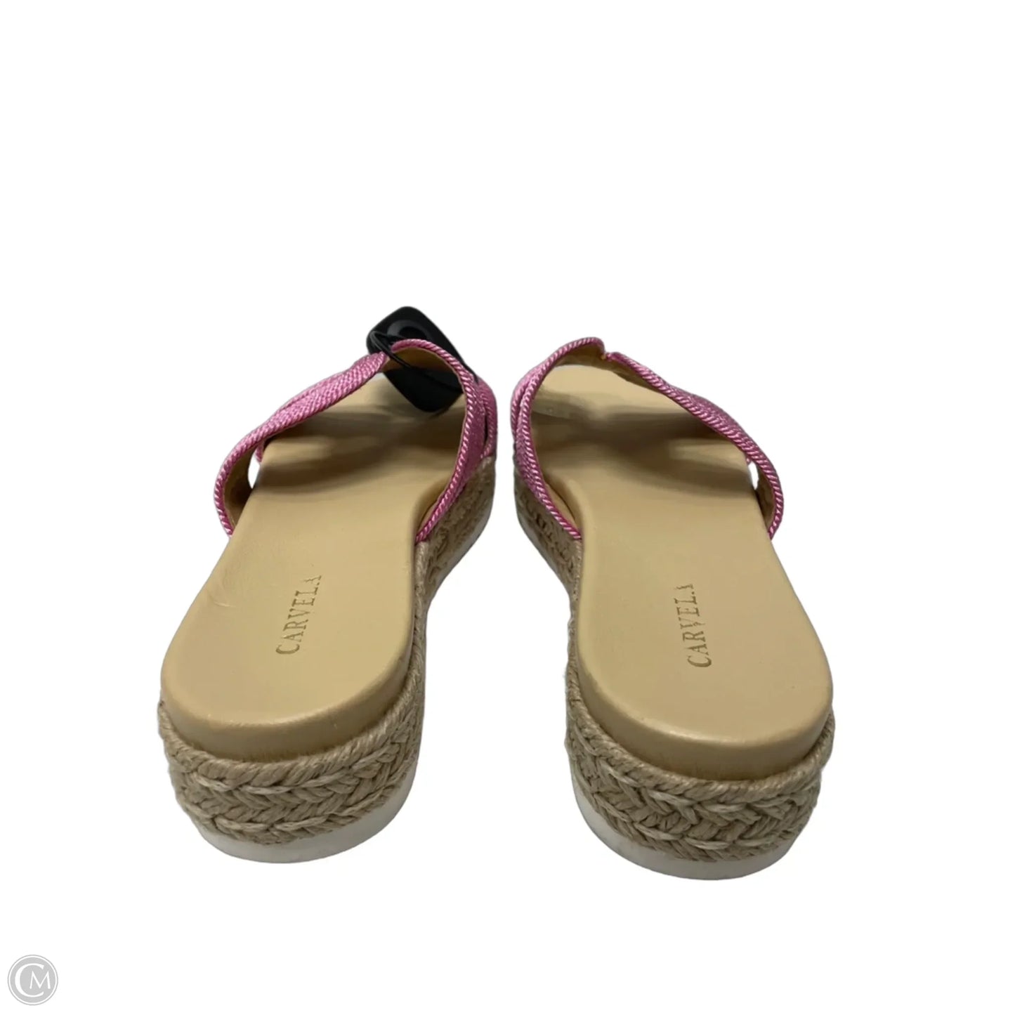 Sandals Heels Platform By Carvela In Pink, Size: 8