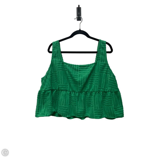 Top Sleeveless By Baevely In Geometric Pattern, Size: 3x