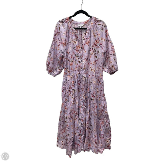 Dress Casual Short By Time And Tru In Floral Print, Size: 2x