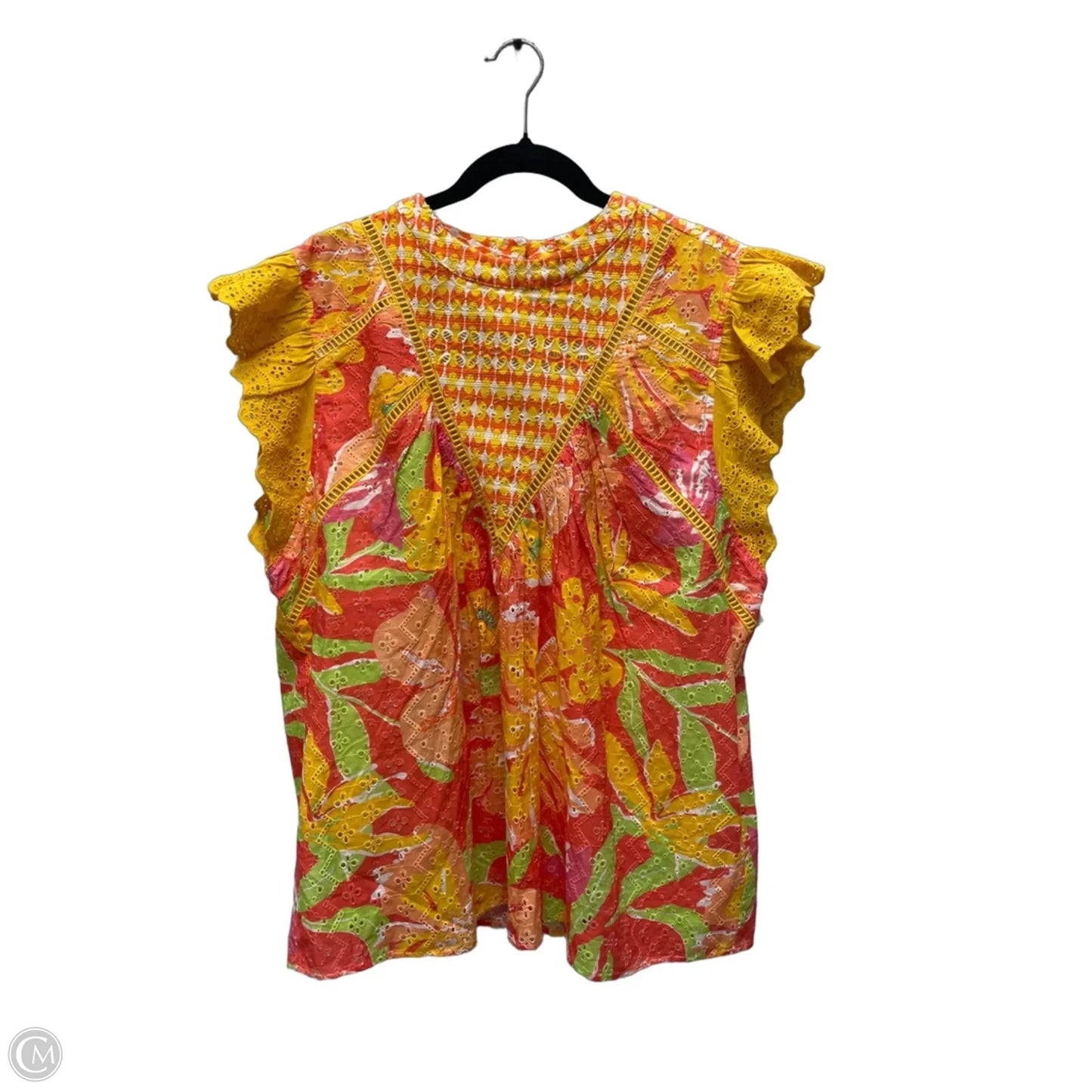 Top Sleeveless By Clothes Mentor In Geometric Pattern, Size: Xl