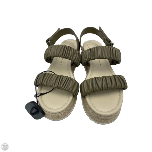 Sandals Heels Platform By Dolce Vita In Green, Size: 8