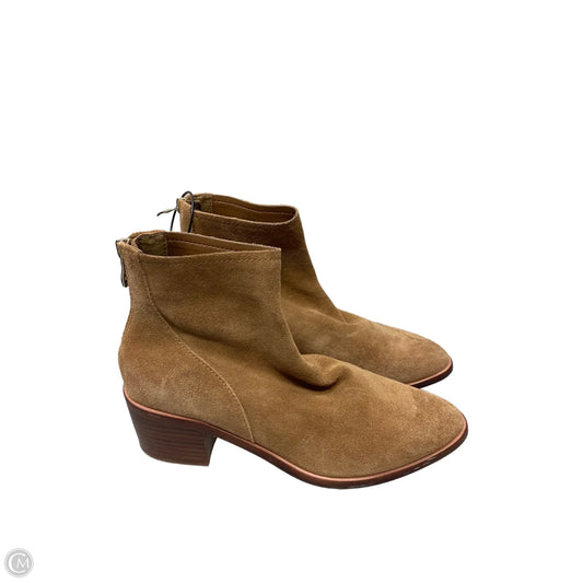 Boots Ankle Heels By Antonio Melani In Tan, Size: 7.5