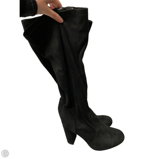 Boots Mid-calf Heels By Torrid In Black, Size: 8
