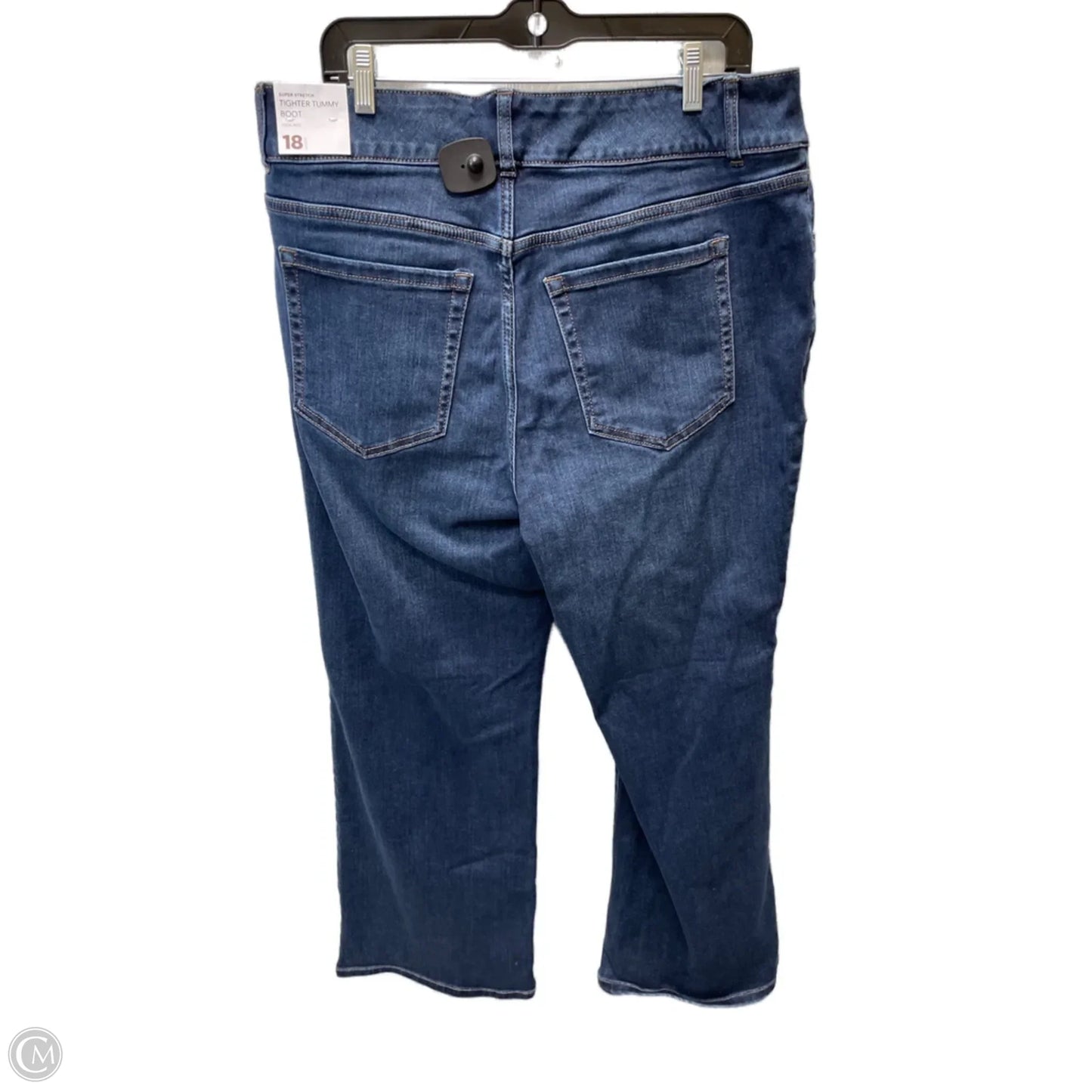 Jeans Wide Leg By Lane Bryant In Blue Denim, Size: 18