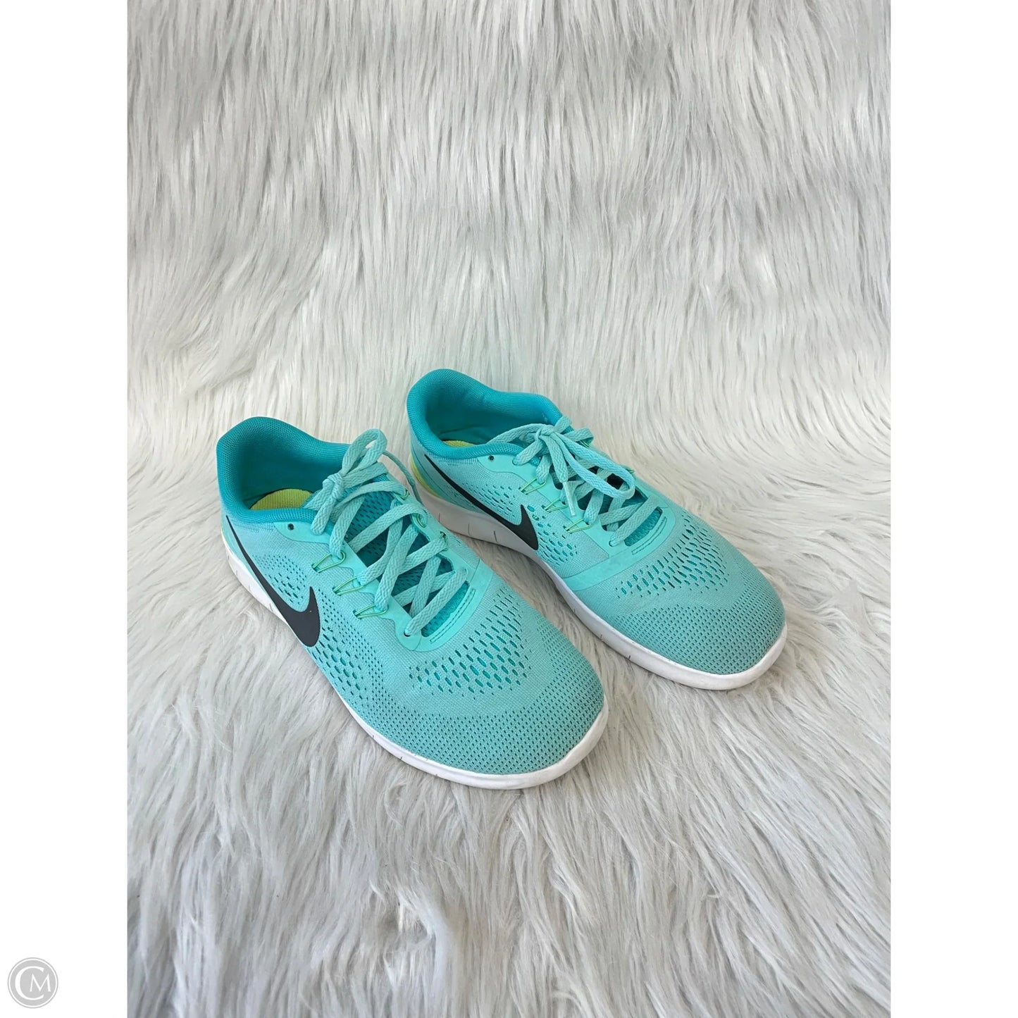 Shoes Athletic By Nike In Blue & Green, Size: 8