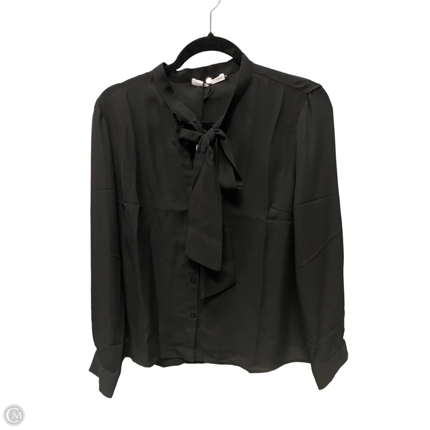 Top Long Sleeve By threeeightytwo In Black, Size: M