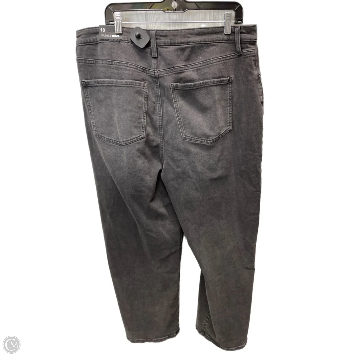 Jeans Straight By Fashion Nova In Black, Size: 18