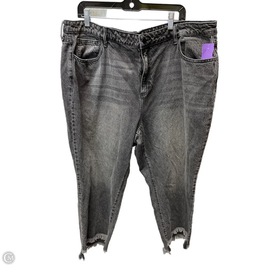 Jeans Cropped By Fashion Nova In Grey, Size: 20