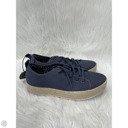 Shoes Flats By Bobs In Blue & Tan, Size: 9