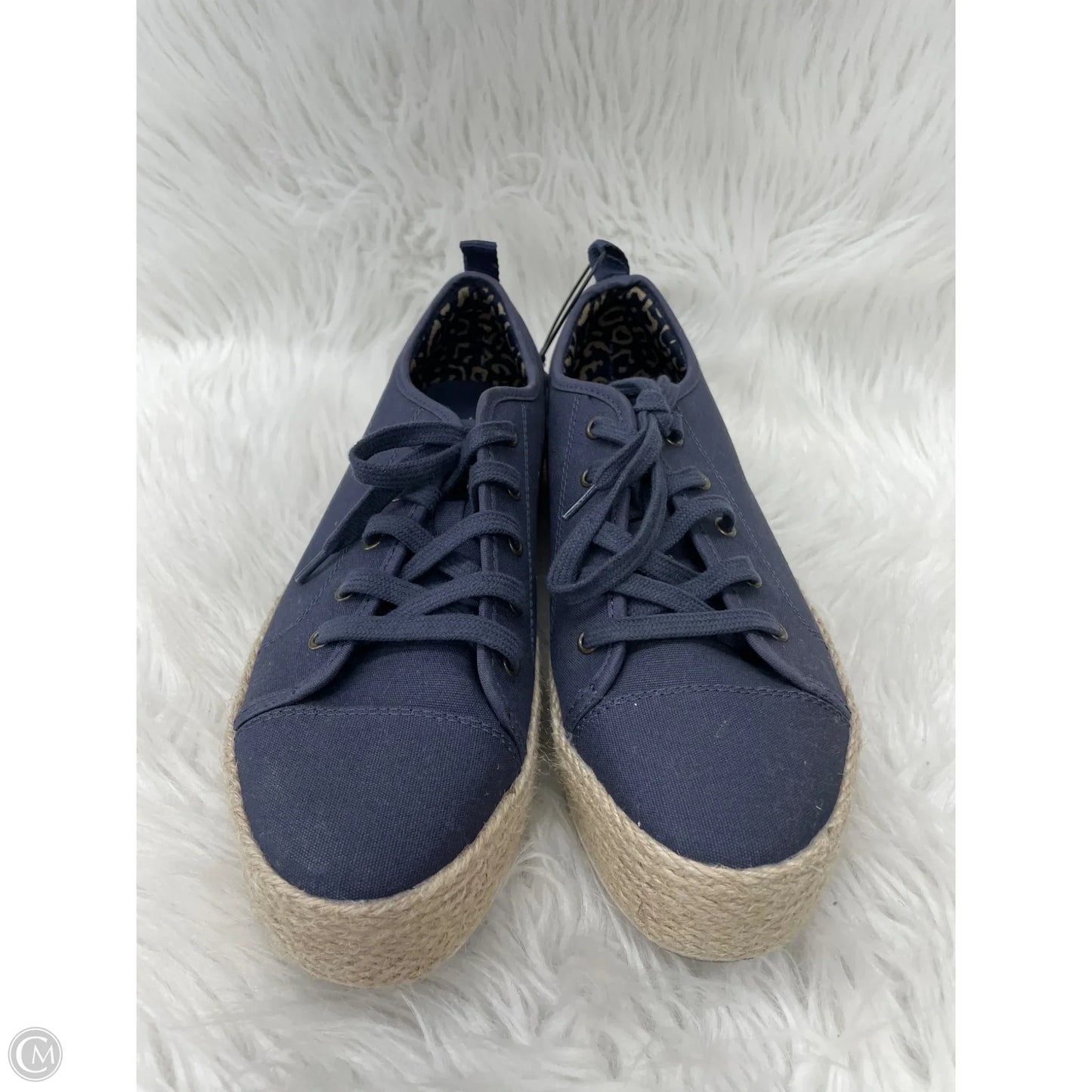 Shoes Flats By Bobs In Blue & Tan, Size: 9