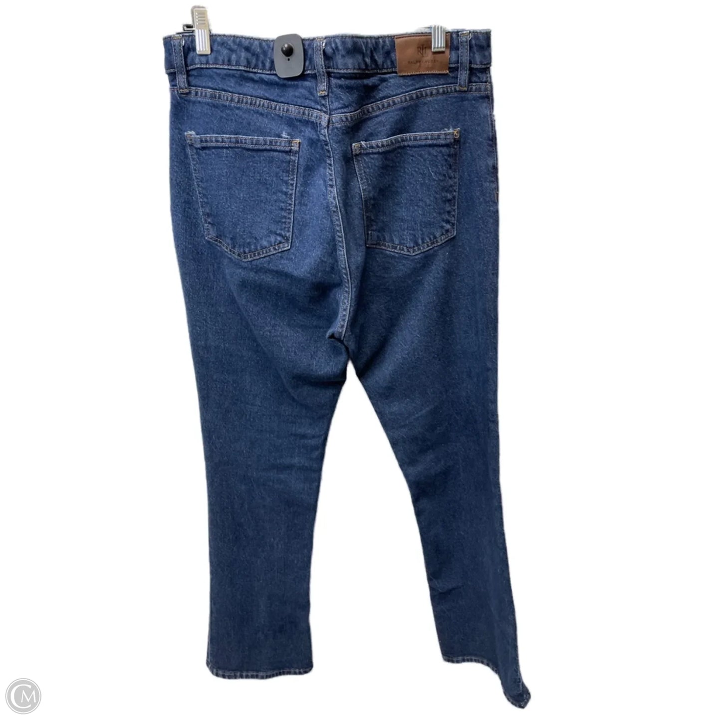 Jeans Wide Leg By Lauren By Ralph Lauren In Blue Denim, Size: 14
