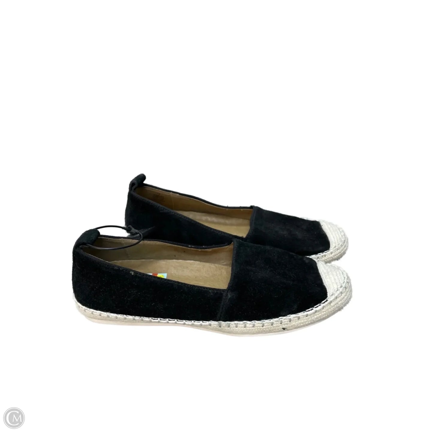 Shoes Flats By Clothes Mentor In Black & Tan, Size: 7