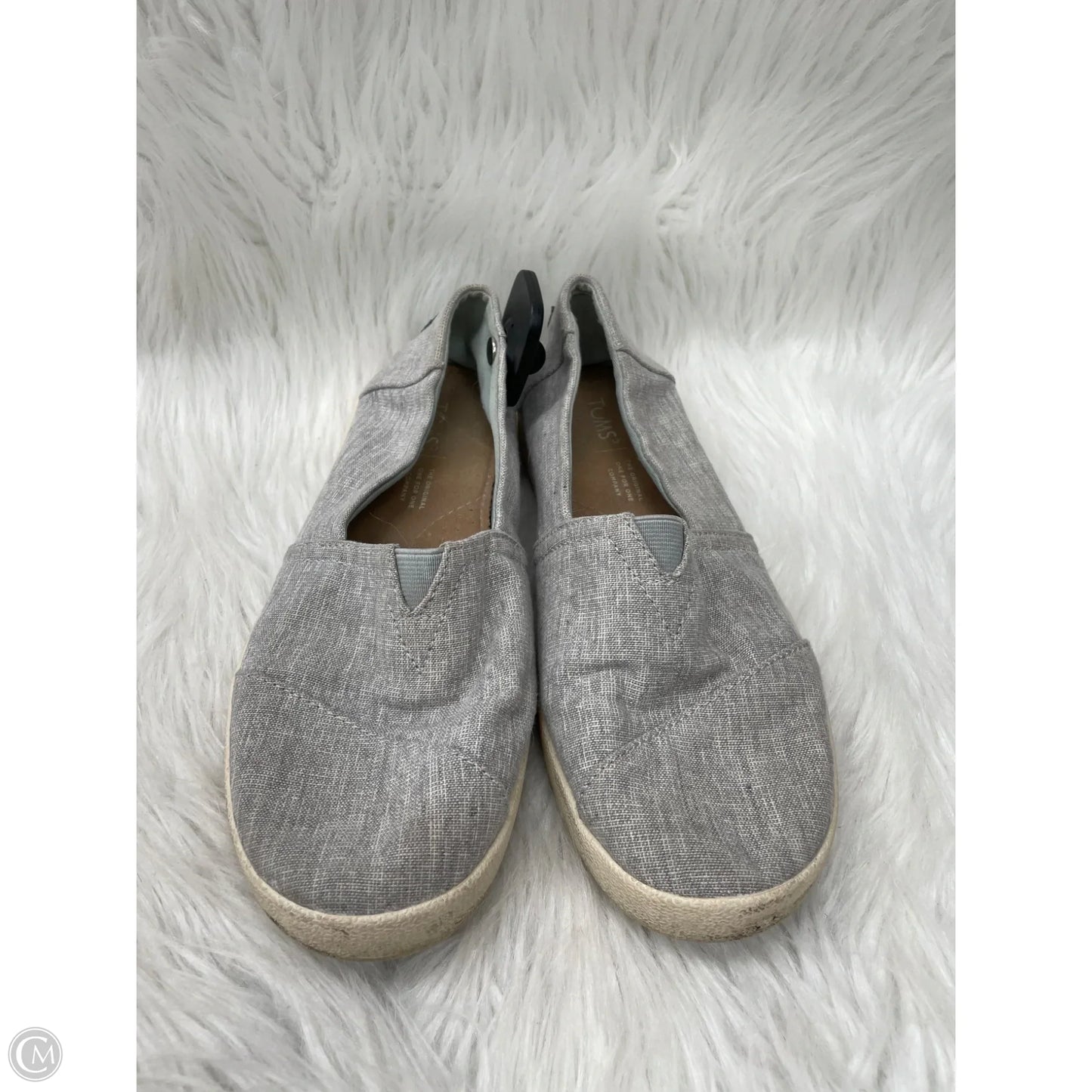 Shoes Flats By Toms In Grey, Size: 7.5