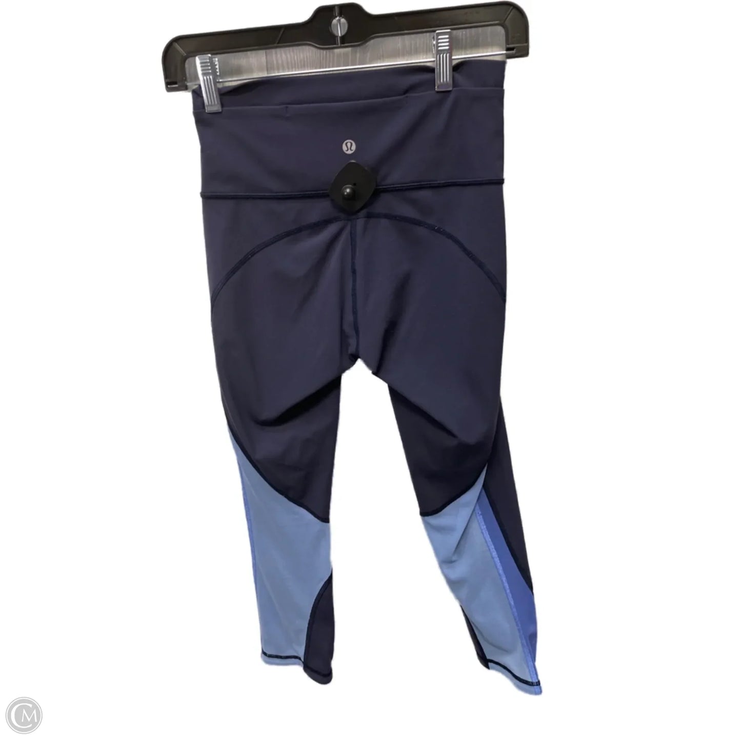 Athletic Capris By Lululemon In Blue, Size: 4