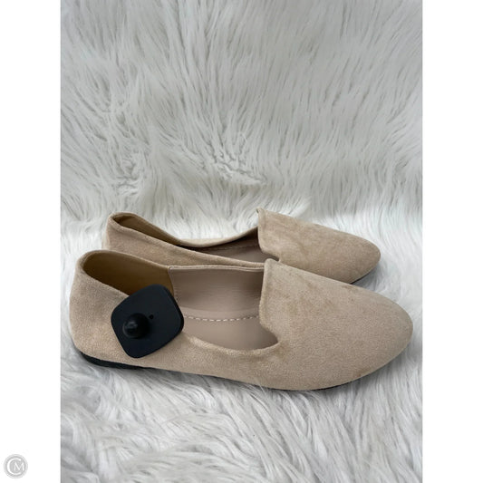 Shoes Flats By Clothes Mentor In Tan, Size: 9