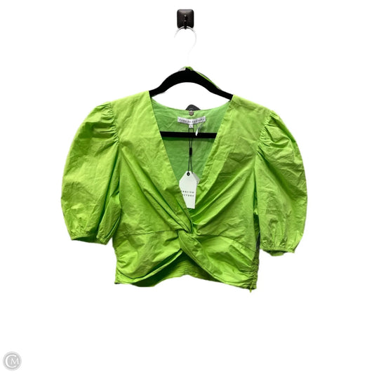 Top Short Sleeve By English Factory In Green, Size: L
