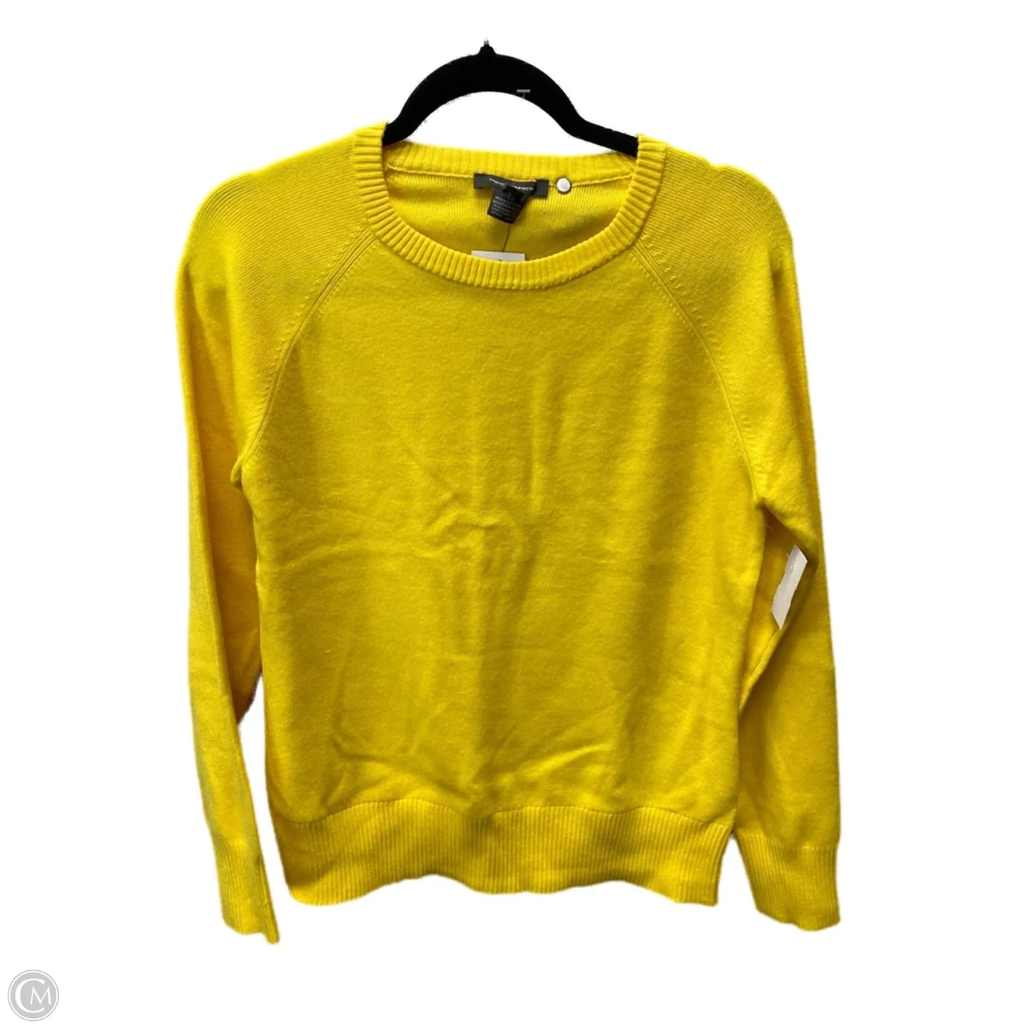 Sweater By French Connection In Yellow, Size: Xl