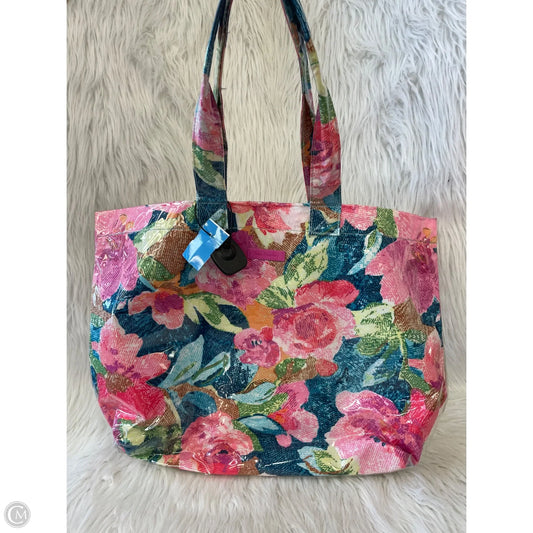Handbag By Vera Bradley, Size: Large