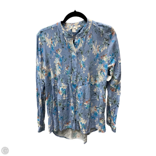 Top Long Sleeve By Sundance In Floral Print, Size: S